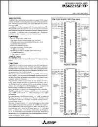 M66221FP datasheet: 256 x 9-bit mail-box M66221FP