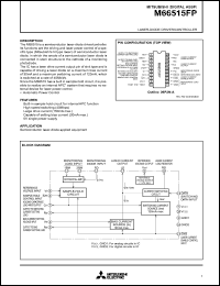 M66515FP datasheet: Laser-diode driver/controller M66515FP