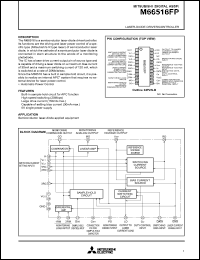 M66516FP datasheet: Laser-diode driver/controller M66516FP