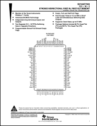 SN74ABT7820-20PH datasheet:  512 X 18 X 2 BIDIRECTIONAL ASYNCHRONOUS FIFO MEMORY SN74ABT7820-20PH