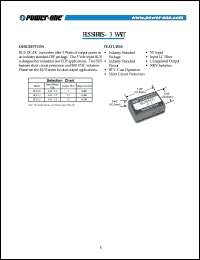 BUS512 datasheet: 3 Watt, input voltage range:4.65-5.5V, output voltage 12V (0.3A) DC-DC converter BUS512