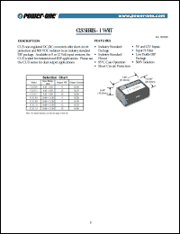 CUS1212 datasheet: 1 Watt, input voltage range:10.8-13.2V, output voltage 12V (0.125A) DC-DC converter CUS1212