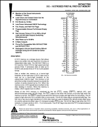 SN74ACT7804-20DLR datasheet:  512 X 18 ASYNCHRONOUS FIFO MEMORY SN74ACT7804-20DLR