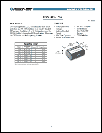 CUS1205 datasheet: 1 Watt, input voltage range:10.8-13.2V, output voltage 5V (0.22A) DC-DC converter CUS1205