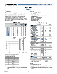 DFA20E12D12 datasheet: Input voltage range:9-18V, output voltage +/-12V (850mA) dual output DFA20E12D12