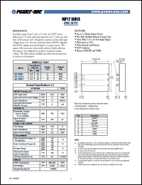 DGP12U5S12 datasheet: Input voltage range:3.5-16V, output voltage 12V (1000mA) single output DGP12U5S12