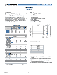 DGP30E48S15 datasheet: Input voltage range:36V-72, output voltage 15V (2000mA) single output DGP30E48S15