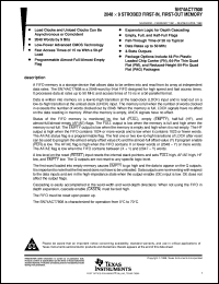 SN74ACT7808-25PM datasheet:  2048 X 9 ASYNCHRONOUS FIFO MEMORY SN74ACT7808-25PM