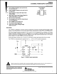 TPS5510D datasheet:  3 CHANNEL POWER SUPPLY SUPERVISOR TPS5510D