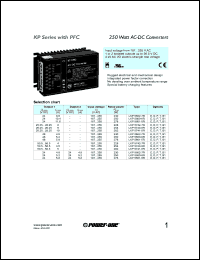 LKP5662-7R datasheet: 250 Watt, input voltage range:187-255V output voltage 24V (9.6A) AC/DC converter LKP5662-7R