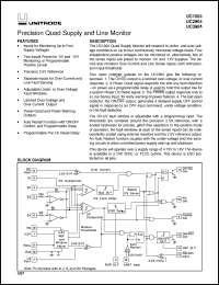 UC3904DWTR datasheet:  PRECISION QUAD SUPPLY AND LINE MONITOR UC3904DWTR