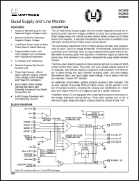 UC3903DWTR datasheet:  QUAD SUPPLY AND LINE MONITOR UC3903DWTR