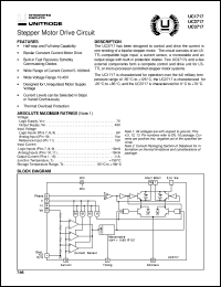 UC3717N datasheet:  STEPPER MOTOR DRIVE CIRCUIT UC3717N