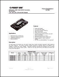 RFS06ZA-M6 datasheet: Input voltage range:36-75V, output voltage 1.5V , 20W/6A  DC/DC converter RFS06ZA-M6