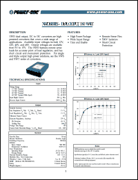 XWD2415 datasheet: 180 Watt, input voltage range:18-36V, output voltage +/-15V,(+/-6A)  AC/DC converter XWD2415