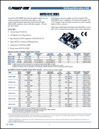 MAP42-1012 datasheet: Input voltage range:85-264V, output voltage 12/15V (3.4/2.7A),   power supplier MAP42-1012