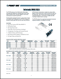 PFC375-4000 datasheet: Input voltage: 85-264V, multiple output voltage,  power factor correction PFC375-4000