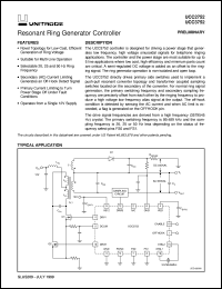 UCC3752D datasheet:  RESONANT RING GENERATOR CONTROLLER UCC3752D