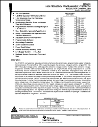 TPS5211PWP datasheet:  HIGH FREQUENCY PROGRAMMABLE SYNCHRONOUS-BUCK REGULATOR CONTROLLER TPS5211PWP