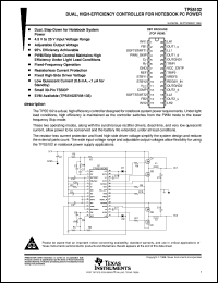 TPS5102IDBTR datasheet:  DUAL, HIGH EFFICIENCY CONTROLLER FOR NOTEBOOK SYSTEM POWER TPS5102IDBTR