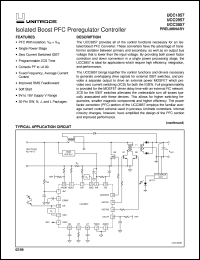 UCC3857DW datasheet:  ISOLATED BOOST PFC PREREGULATOR CONTROLLER UCC3857DW