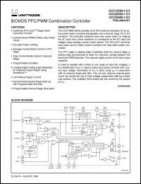 UCC38500DW datasheet:  BICMOS PFC/PWM COMBINATION CONTROLLER UCC38500DW