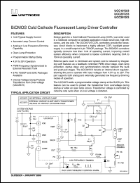 UCC3973PW datasheet:  BICMOS COLD CATHODE FLUORESCENT LAMP DRIVER CONTROLLER UCC3973PW