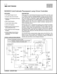 UCC3972PW datasheet:  BICMOS COLD CATHODE FLUORESCENT LAMP DRIVER CONTROLLER UCC3972PW