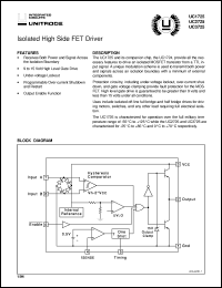 UC3725DW datasheet:  ISOLATED HIGH SIDE FET DRIVER UC3725DW
