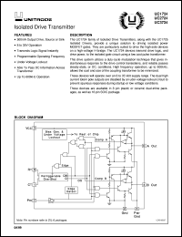 UC3724DW datasheet:  ISOLATED DRIVE TRANSMITTER UC3724DW