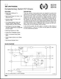 UC3715D datasheet:  COMPLEMENTARY SWITCH FET DRIVERS UC3715D