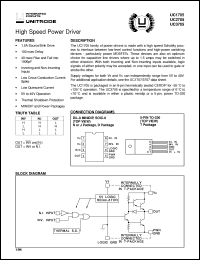 UC3705D datasheet:  HIGH SPEED POWER DRIVER UC3705D