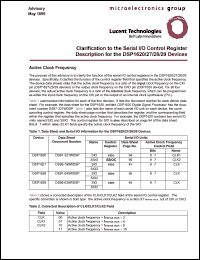 DSP1628 datasheet: Digital signal processor. DSP1628