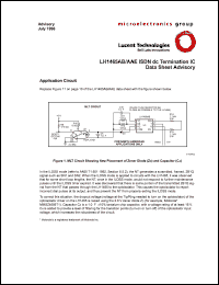 LH1465AB datasheet: ISDN dc termination IC LH1465AB