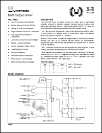 UC2706DW datasheet:  DUAL OUTPUT DRIVER UC2706DW