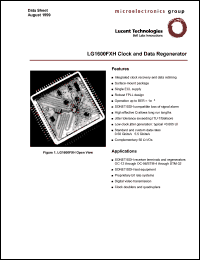 LG1600FXH1555 datasheet: Clock and data regenerator LG1600FXH1555