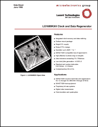 LG1600KXH1298 datasheet: Clock and data regenerator. LG1600KXH1298