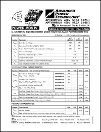 APT40M90JN datasheet: 400V, 51A power MOS IV transistor APT40M90JN