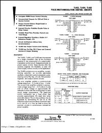 TL493CD datasheet: Pulse-width-modulation (PWM) control circuit TL493CD