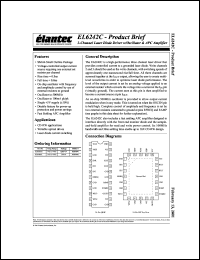 EL6242CL datasheet: 3-channel laser diode driver w/oscillator and APC amplifier EL6242CL