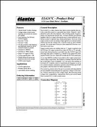 EL6247CU datasheet: 3-channel laser diode driver + oscillator EL6247CU