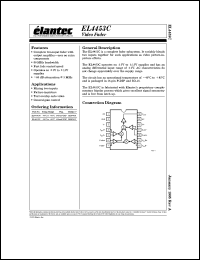 EL4453CS datasheet: Video fader EL4453CS