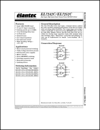 EL7242CS datasheet: Dual input, high speed, dual channel power MOSFET driver EL7242CS