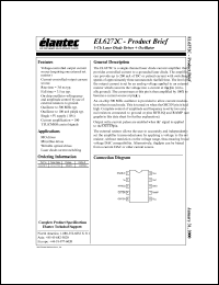 EL6272CY datasheet: 1-channel laser diode driver + oscillator EL6272CY