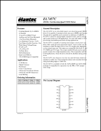 EL7457CS datasheet: 40 MHz non-inverting quad CMOS driver EL7457CS