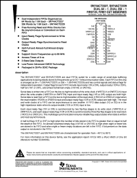 SN74ACT2227DWR datasheet:  64 X 1 X 2 DUAL INDEPENDENT SYNCHRONOUS FIFO MEMORIES SN74ACT2227DWR