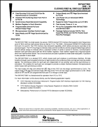 SN74ACT3651-15PCB datasheet:  2048 X 36 SYNCHRONOUS FIFO MEMORY SN74ACT3651-15PCB