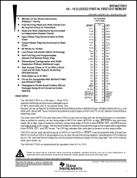 SN74ACT7813-20DL datasheet:  64 X 18 SYNCHRONOUS FIFO MEMORY SN74ACT7813-20DL