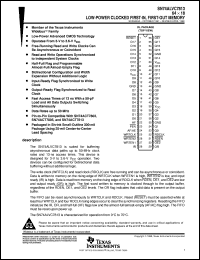 SN74ALVC7813-20DL datasheet:  64 X 18 3.3-V SYNCHRONOUS FIFO MEMORY SN74ALVC7813-20DL