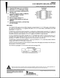 TPS9125PWR datasheet:  SIM SUPPLY AND LEVEL SHIFTER TPS9125PWR